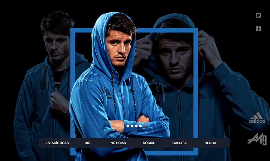 página web de Álvaro Morata