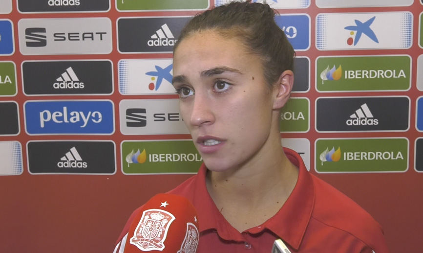 Nahikari García: "Hemos generado ocasiones para ganar el partido"