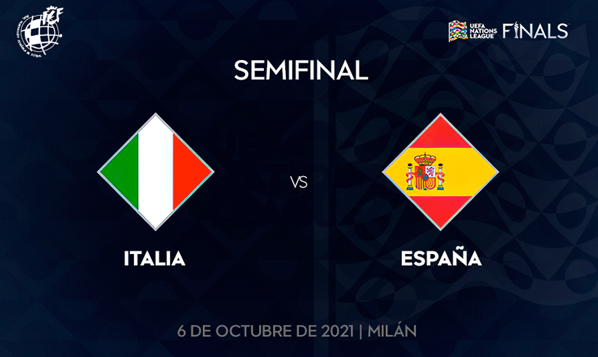 Italia y España jugarán por un puesto en la final de la UEFA Nations League
