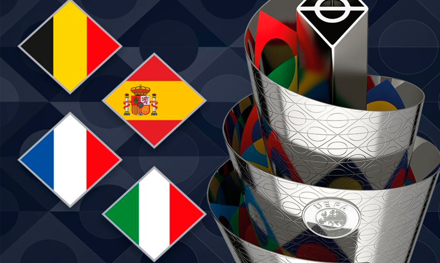 Selecciones que participarán en la final four de la UEFA Nations League