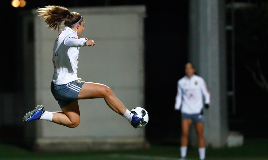 La Selección española femenina se entrena en la Ciudad del Fútbol