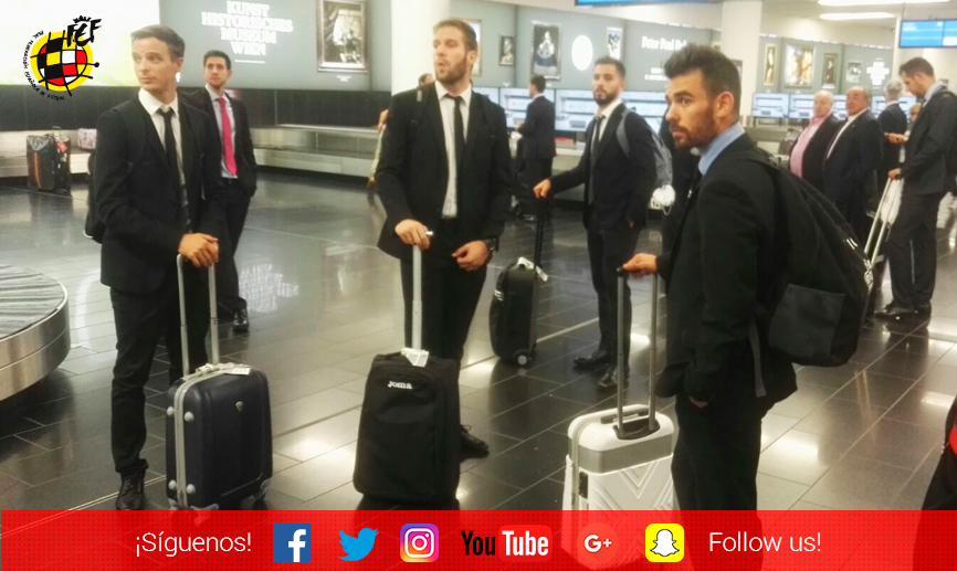 Los internacionales de Fútbol Sala ya están en Bratislava