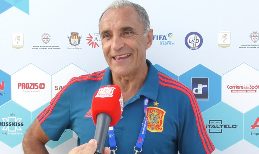 Joaquín Alonso, seleccionador nacional de Fútbol Playa