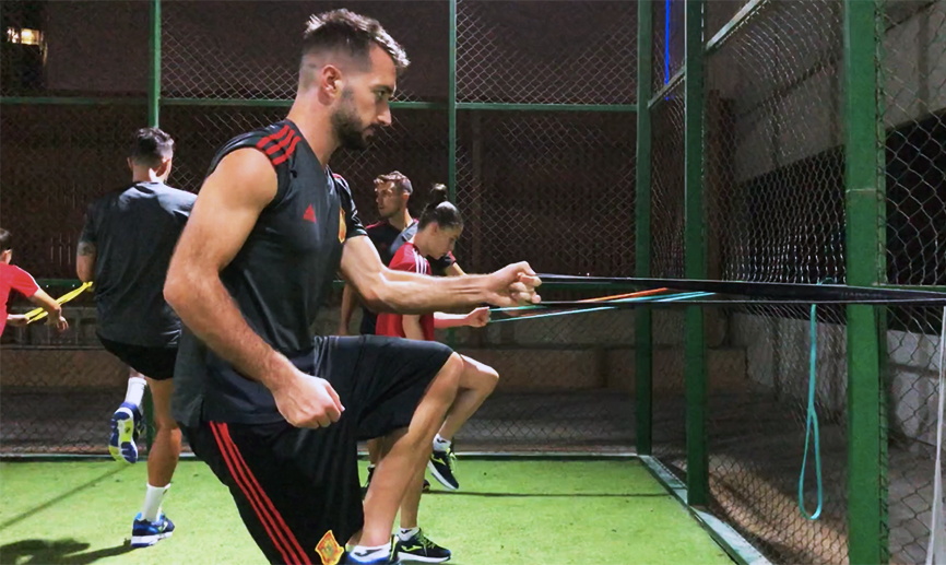 Llorenç en un momento de la sesión