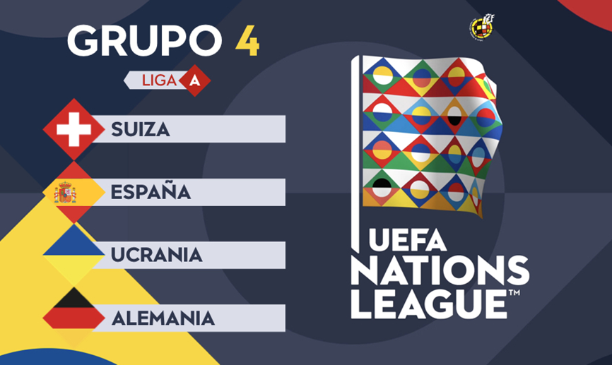 Alemania, Ucrania y Suiza serán los primeros rivales de España en la UEFA Nations League