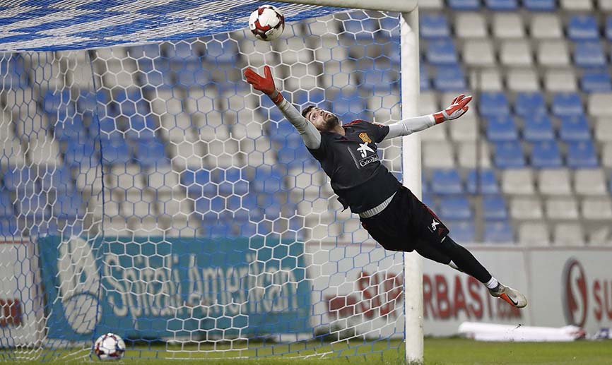Preparados para el partido ante Albania