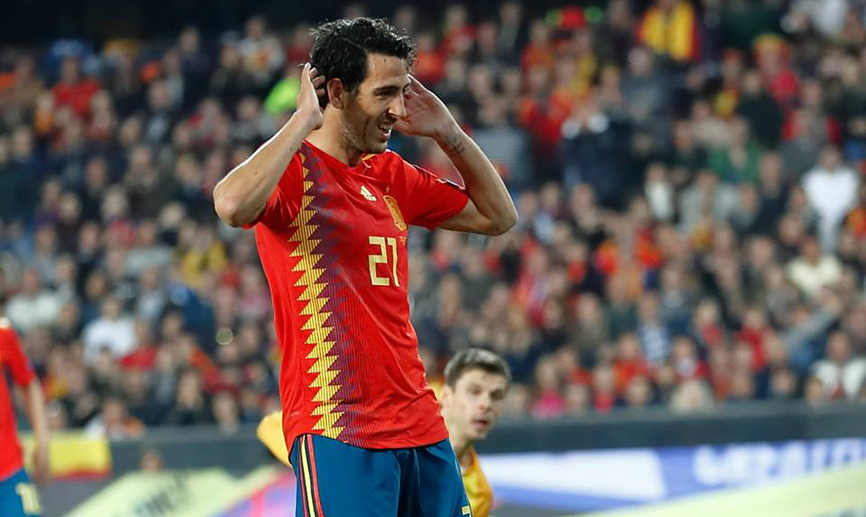 Parejo en un partido con la selección