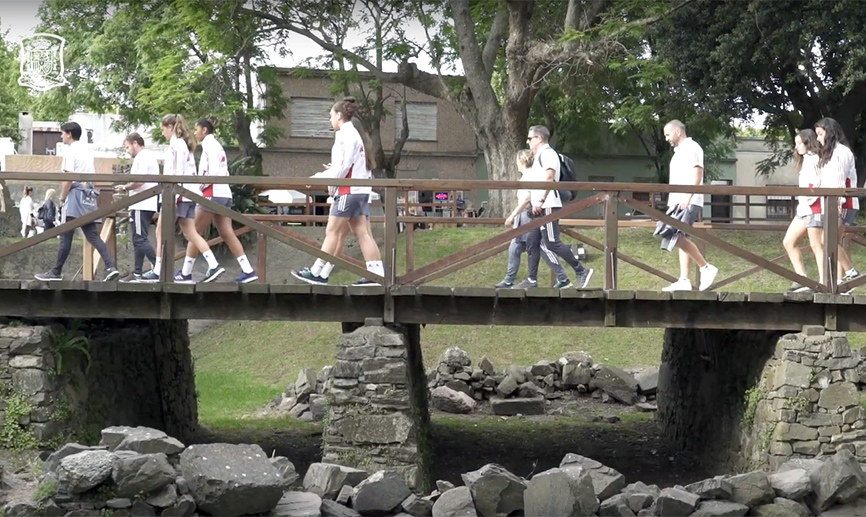 La Sub-17 pasea por Colonia del Sacramento