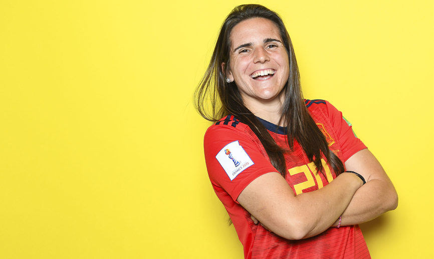 Andrea Pereira, jugadora de la Selección española femenina