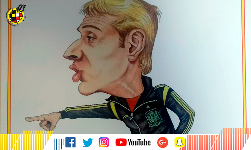 Julen Lopetegui caricatura