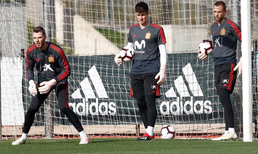 Así se ejercitan nuestros guardametas internacionales