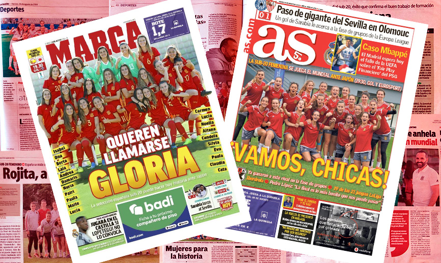 La prensa española se vuelca con la Sub-20 femenina