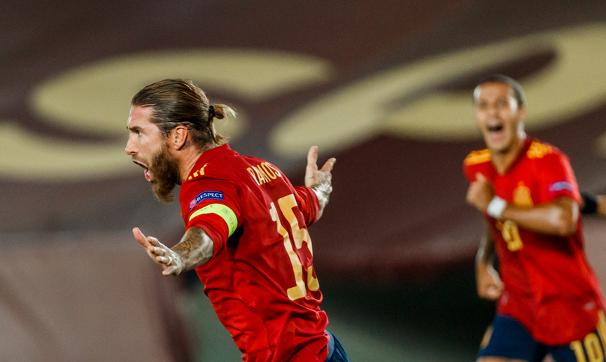 DESDE DENTRO | Sergio Ramos metió dos goles y batió dos récords ante Ucrania