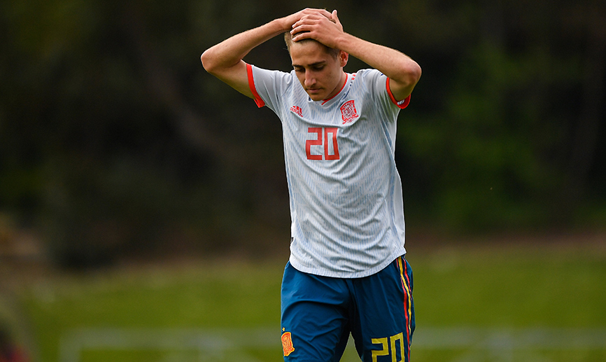 Robert Navarro en un momento del partido