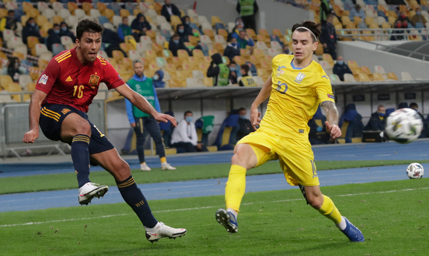 Rodri en una acción del juego