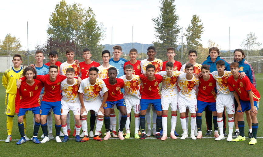 La Selección española Sub-15 al completo en Las Rozas