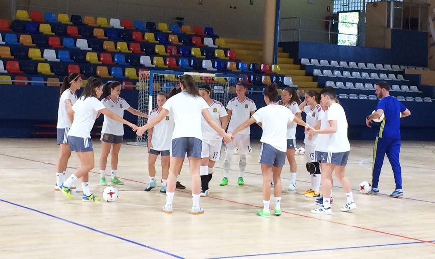 La Selección española Sub-17 femenina de Fútbol Sala entrena en Guadalajara
