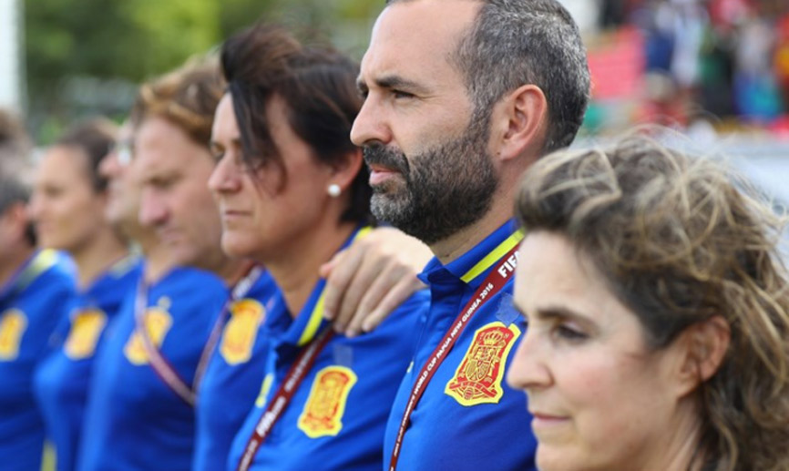 Banquillo de la selección española Sub-20 femenina