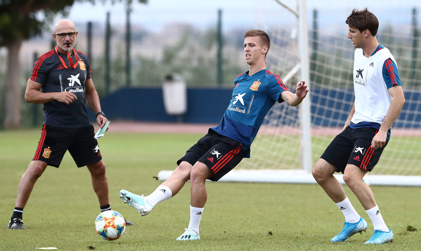 La Selección española Sub-21 se ejercita en Castellón