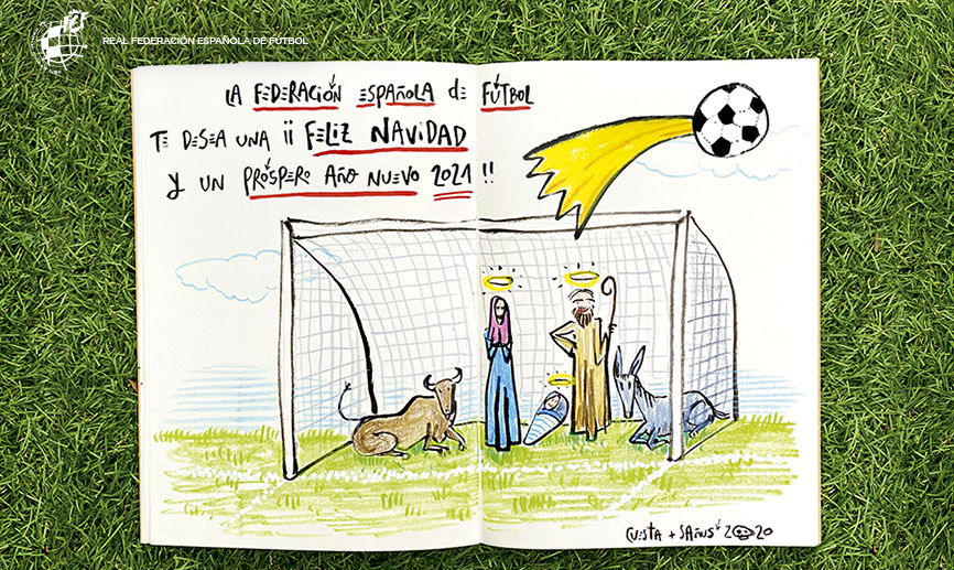 LA RFEF TE DESEA FELIZ NAVIDAD