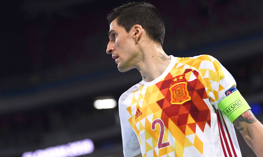 Carlos Ortiz, capitán de la selección española de fútbol sala