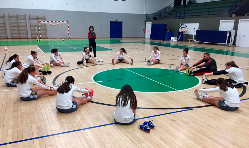 La Sub-19 Femenina de fútbol sala ya está en Portugal