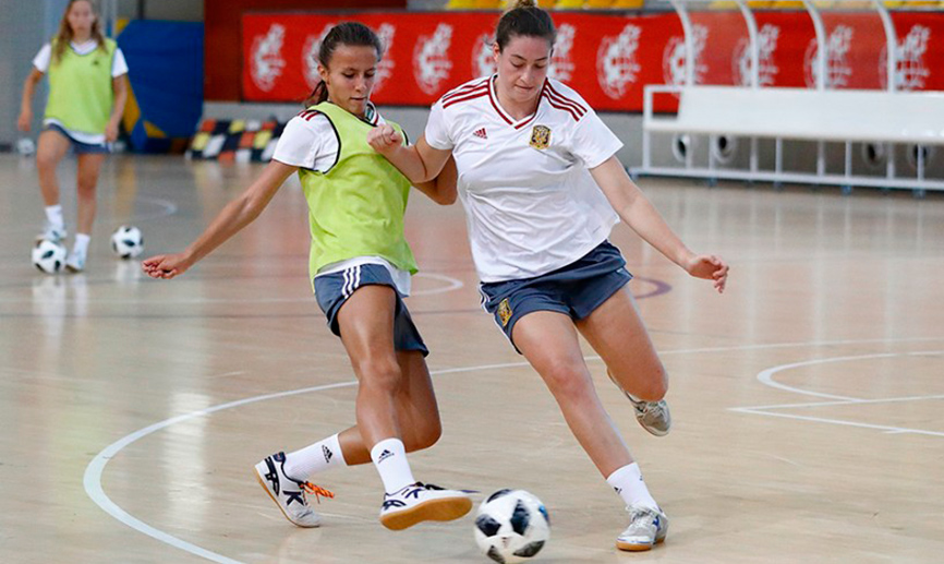 La Sub-18 Femenina de Fútbol Sala cierra la preparación con un amistoso ante el Leganés