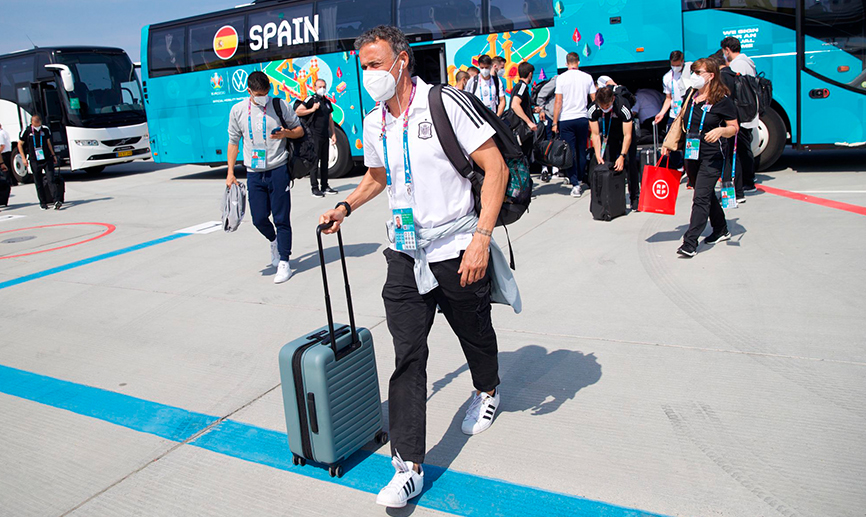 La Selección sale hacia San Petersburgo