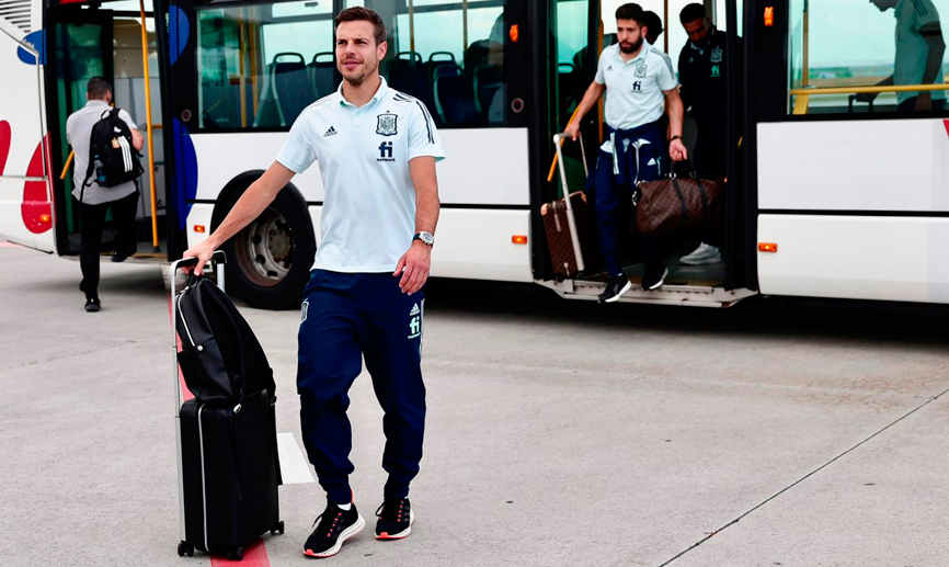 La Selección pone rumbo a Ginebra