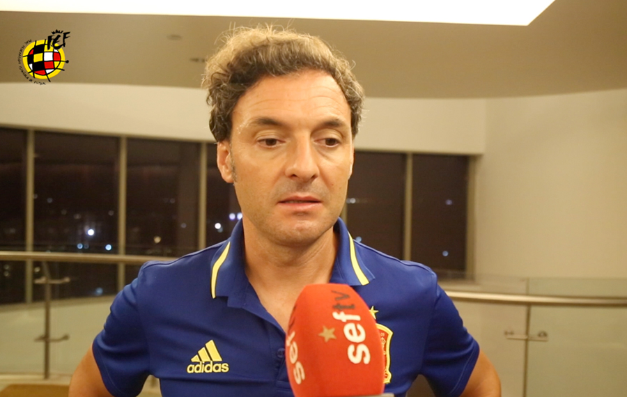 Santi Denia: "Ha sido un partido muy duro donde hemos tenido que hacer las cosas muy bien"