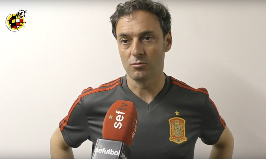 Santi Denia: "Desde el primer minuto el equipo ha salido a por el partido"