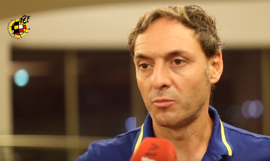 Santi Denia: "En el segundo tiempo hemos tenido acercamientos para poder haber empatado el partido"