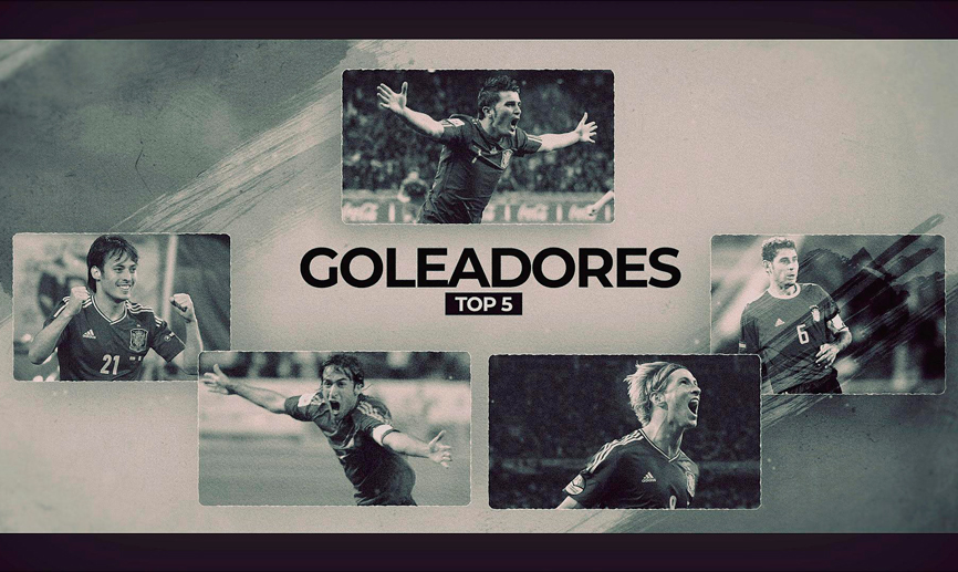 Cinco goleadores para forjar la leyenda de la Selección
