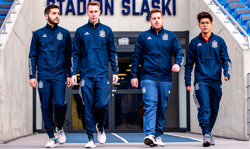 Los cuatro jugadores de la Selección española de eFootball