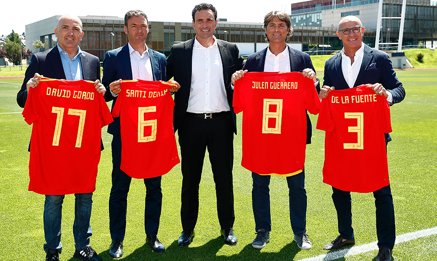 Presentación de los seleccionadores nacionales