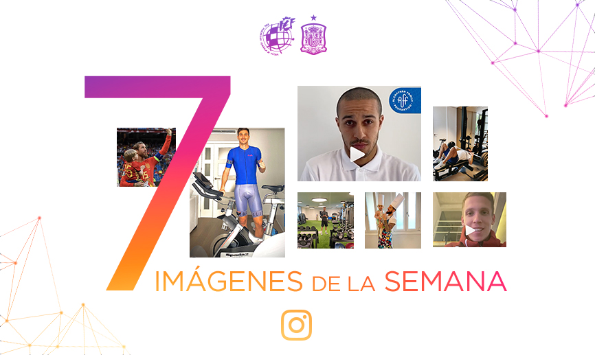 La semana de los internacionales marcada por el coronavirus, en instagram