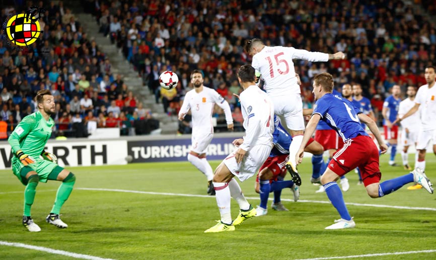 Sergio Ramos, jugador de la Selección