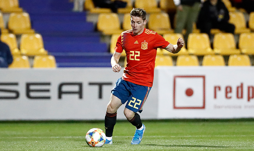 ¡Así vivió Sergio Gómez su debut con la Sub-21!