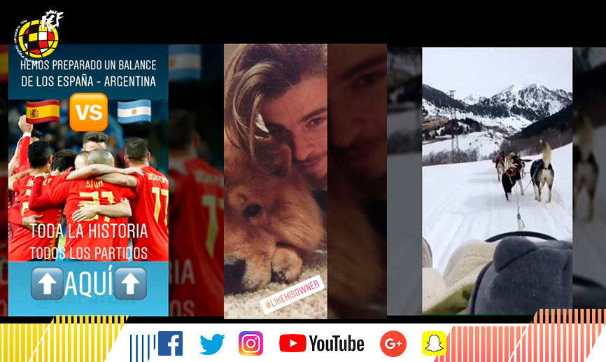 ¡No te pierdas los stories de nuestros internacionales!