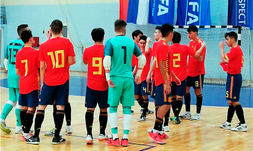 Sigue por streaming el encuentro de la Sub-19 de fútbol sala ante Letonia