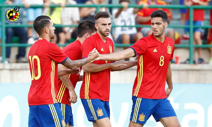 celebración selección Sub-21