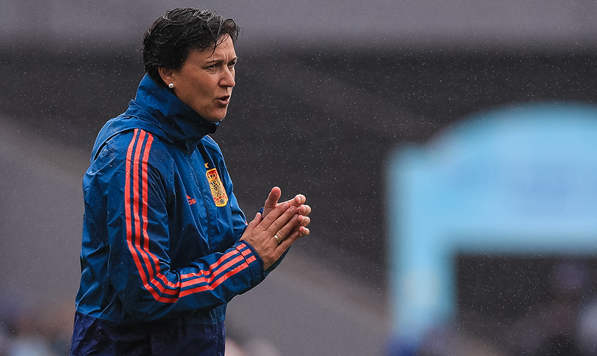 Toña Is en un momento del partido