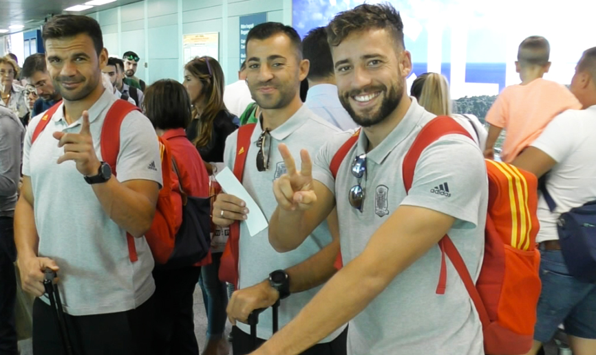 La Selección ya está en Italia para disputar la Superfinal de la Liga Europea de Fútbol Playa