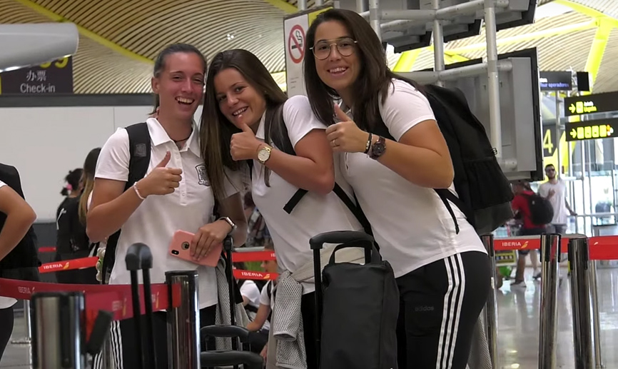 La Sub-19 femenina ya se encuentra en Escocia para defender el título continental