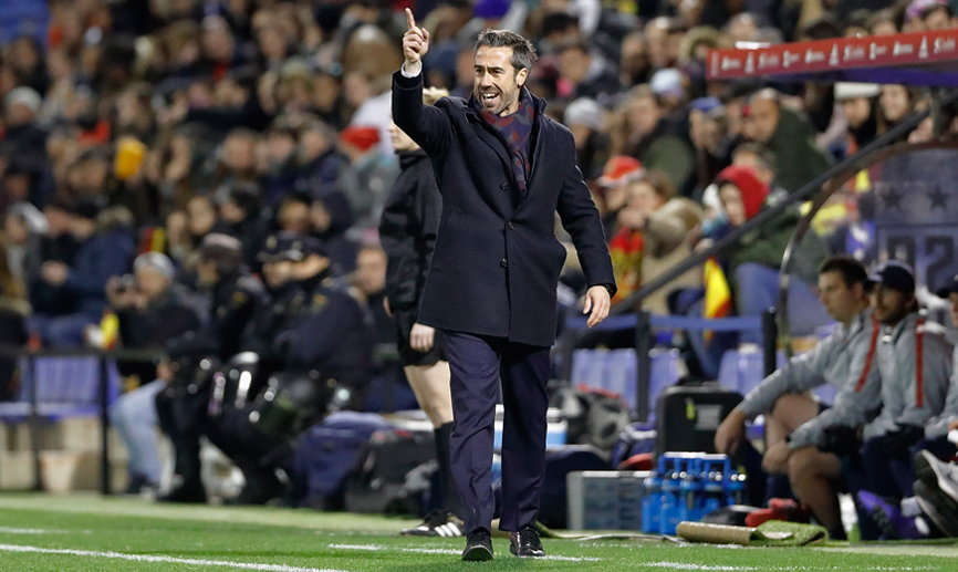 El seleccionador Jorge Vilda durante el encuentro entre España y Estados Unidos