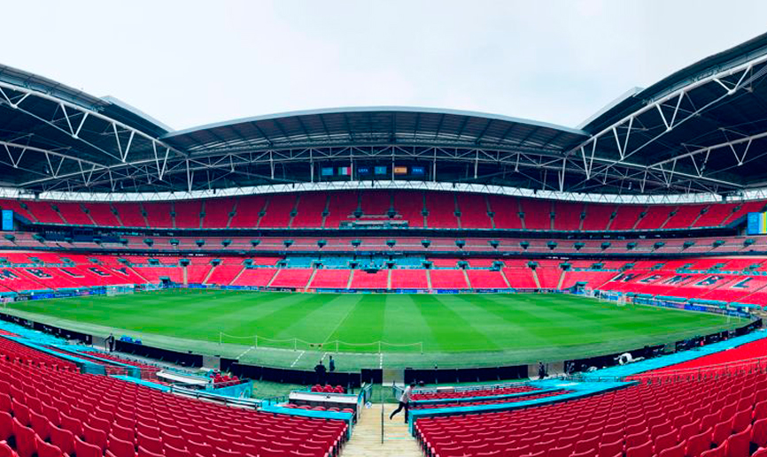 Panorámica del estadio de Wembley