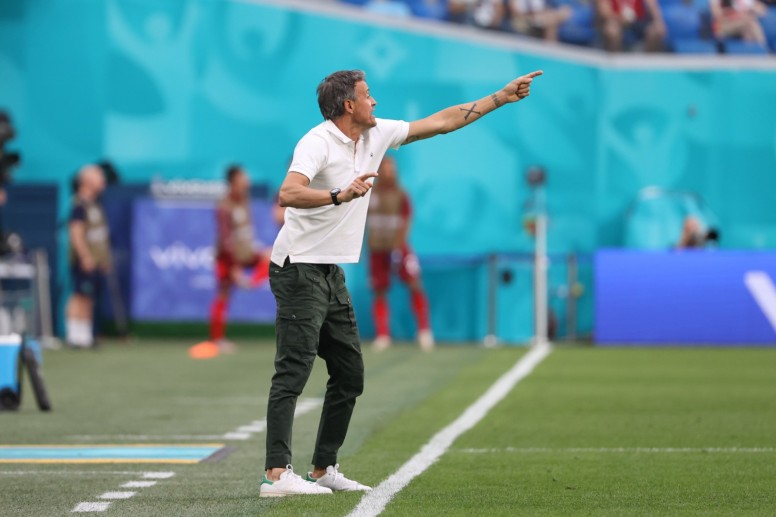 El seleccionador nacional durante la eliminatoria entre Suiza y España disputada en San Petersburgo