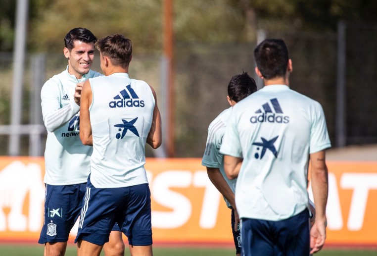 La Selección española se entrena en Las Rozas