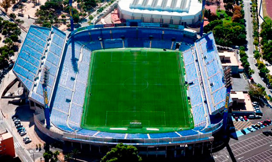Vista panorámica del estadio José Rico Pérez de Alicante
