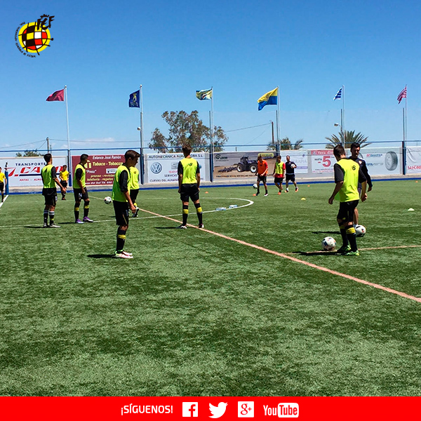 Calentamiento del Sevilla FC